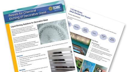 Etch Resists for Chemical Etching of Decorative Glass | Technic Inc.